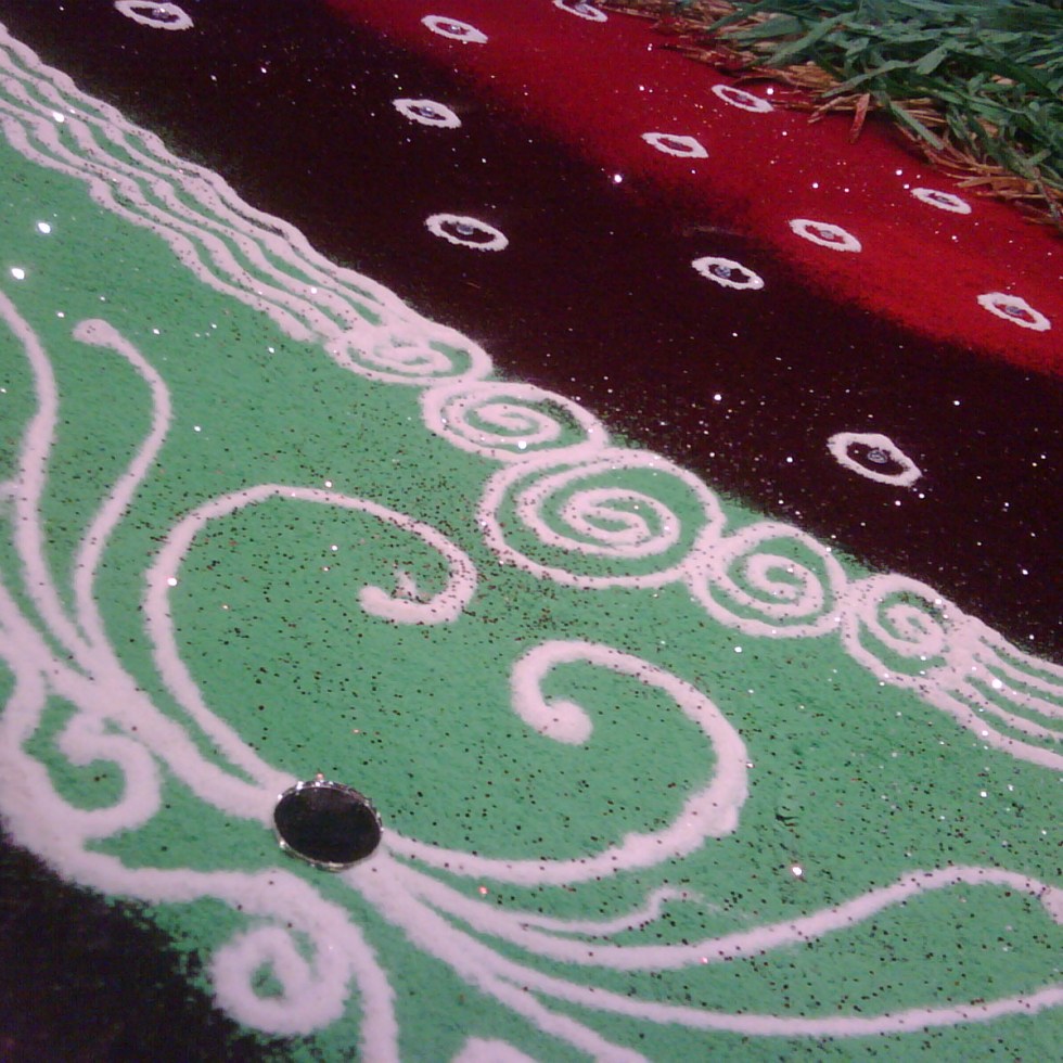 Rangoli at Janamasthmi