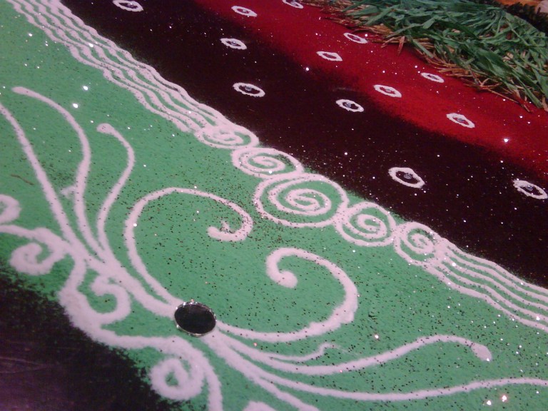 Rangoli at Janamasthmi