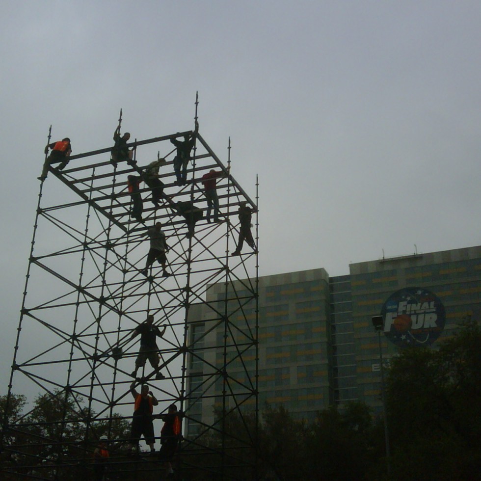 Final Four stage at Discovery Green