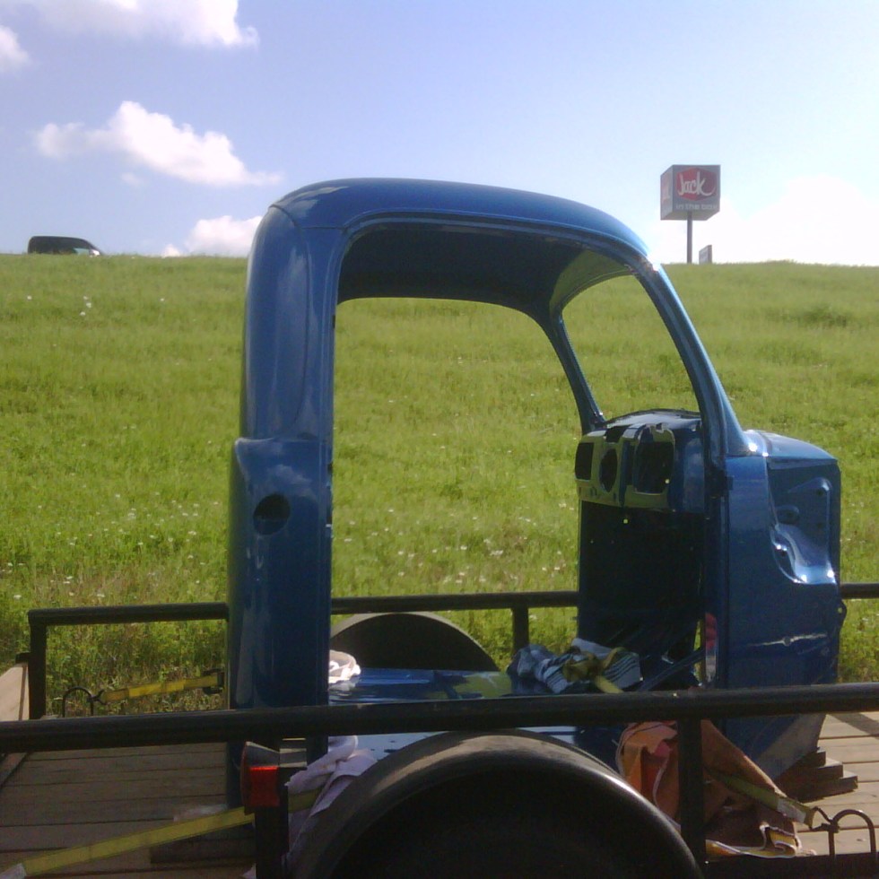 antique truck cab
