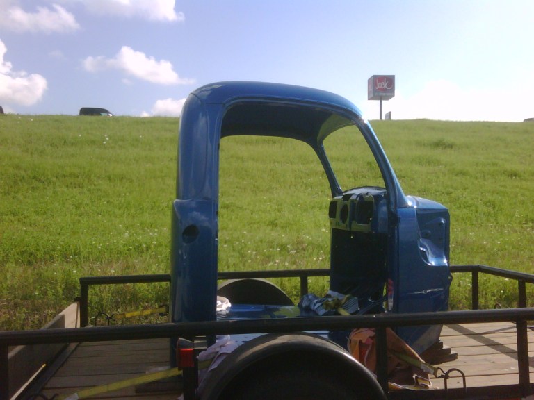 antique truck cab