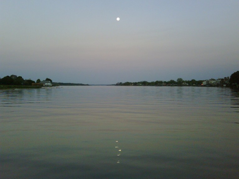 The Moon On Lake Conroe