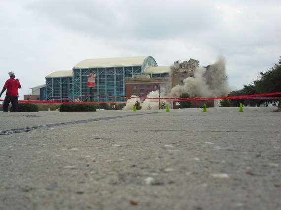 Ben Milam Houston Downtown Hotel Demolition 