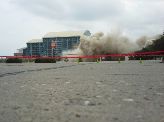 Ben Milam Houston Downtown Hotel Demolition 